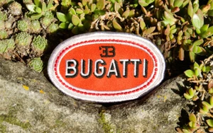 VINTAGE AUTOMOBILE CAR CLUB PATCH / BADGE # ETTORE BUGATTI - Picture 1 of 2