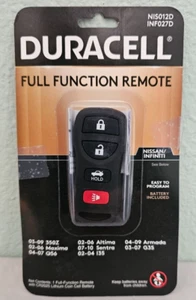 Duracell NIS012D / INF027D Replacement Keyless Entry Remote Nissani/Infiniti* - Bild 1 von 4