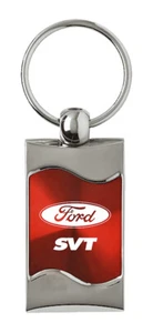 Ford SVT Spun Brushed Key Ring (Red) - Picture 1 of 4