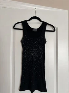 Michael Stars Rhinestone Tank Top Small - Picture 1 of 3