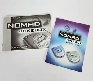 Creative Nomad Jukebox Digital Audio MP3 Player Original Instruction Manual - Picture 1 of 7