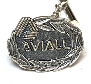 Sterling Silber Vintage Aviall Luftfahrt Krawattennadel Anstecknadel 17 mm x 13 mm - Bild 1 von 4