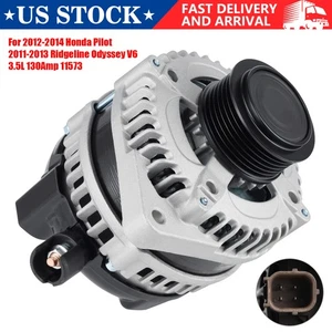 Alternator Fit 2012-2014 Honda Pilot 2011-2013 Ridgeline Odyssey V6 3.5L 11573. - Picture 1 of 9