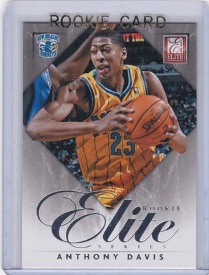 Tarjeta de novato Anthony Davis 2012 Elite Series Baloncesto NBA $$ RC Lakers Mavs ¡AD! Foto 1 de 2