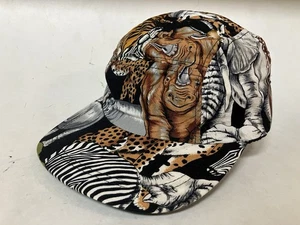 Vintage Yo Wear Maxx Boxer 5 Panel Mütze Skater Neu aus altem Lagerbestand Safari Design 100 % Baumwolle - Bild 1 von 4