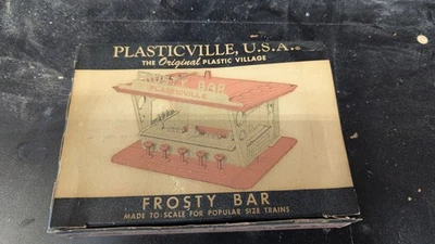 PLASTICVILLE - 1401: Frosty Bar Kit - O/S - 1950’s - Yellow/White with Box - Image 1 of 3