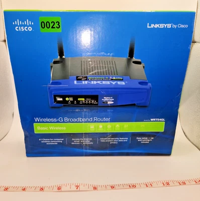 Linksys WRT54GL 54 Mbps Wireless-G WiFi Router - Image 1 of 4