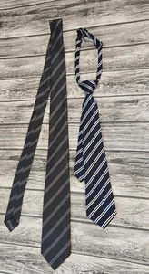 Lot of 2 Children's Place Stripe Ties - Picture 1 of 4