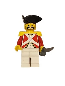 Vtg 1980s LEGO Imperial Guard Officer Minifigure - Pirates 6279/ 6277 Sword Hat - Picture 1 of 3