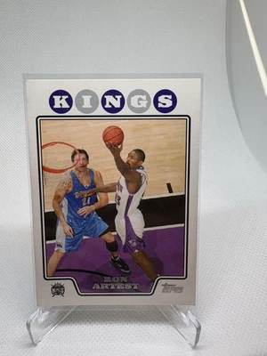 2008-09 Topps #93 Ron Artest Sacramento Kings Basketball Card - Image 1 of 2