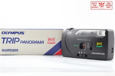 [Near MINT in Box] Olympus Trip Panorama Film Camera 33mm f4.5 From JAPAN - Image 1 of 4