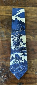 Till Goodan Michael Jacobs Cowboy Design USA Silk Neck Tie - Picture 1 of 3