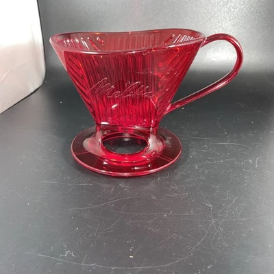 Signature Series 1-Cup Pour-Over Coffeemaker  Melitta Translucent Red - Image 1 of 4