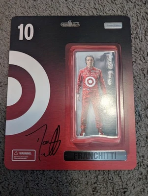 TARJETA DE HÉROE AUTOGRAFIADA FIRMADA POR DARIO FRANCHITTI INDYCAR Foto 1 de 2