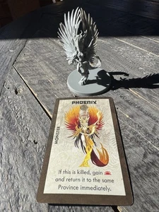 Phoenix Miniatur aufgehende Sonne D&D Brettspiel Figur Monster Spielzeug + Karte - Bild 1 von 1