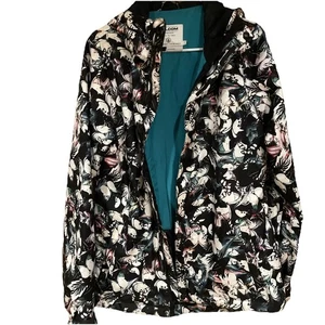 Volcom Womens Green Floral True To This Snowboarding Winter Jacket Size Medium - Picture 1 of 6