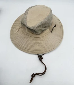 Dorfman Pacific Herren gebürstetes Netz Safari Sonne Outdoor 865-CAML3 Hut Größe Large - Bild 1 von 5