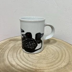 Taza Marc Tetro Loon Bird Taza Canadá Arte Audaz Pájaro Cottagecore Naturaleza 10oz - Imagen 1 de 9