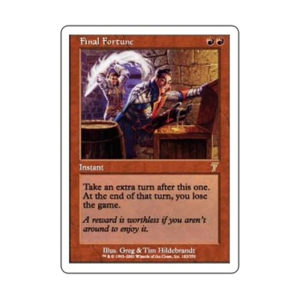 WOTC MtG 7th Ed Final Fortune (R) EX - Image 1 of 1