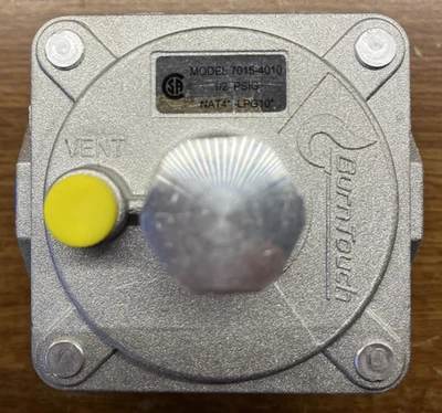 "Regulador de gas natural Burn Touch 7015-4010 1/2 PSIG Nat4""-GLP10""" Foto 1 de 4