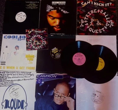 Joblot of  Vinyl R&B, Rap Hip-Hop ice cube Aaliyah funk master flex bundle   - Image 1 of 4
