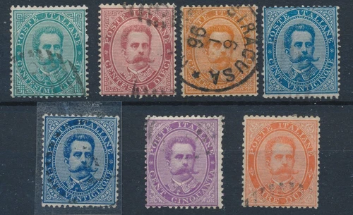 1879 ITALIA REGNO UMBERTO I - LIRE 2 N. 43 USATO + BASSI VALORI cat €. 700 - 884 - Immagine 1 di 1