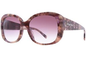Coach CH564 HC8363U 57398H Sunglasses Women's Tortoise/Purple Gradient 56mm