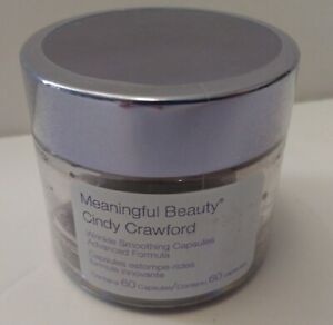 Meaningful Beauty Cindy Crawford 60 Wrinkle Smoothing Capsules NEW SEALED