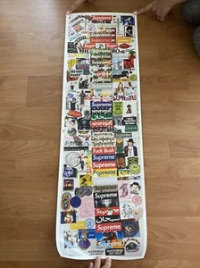 SUPREME 2019 F/W LAFAYETTE DOOR POSTER BOX LOGO STICKERS NEW 36X11.5 INCHES Rare - Picture 1 of 7