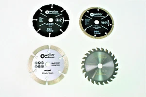 Trennscheiben Ø 76mm x 10mm für Akku Winkelschleifer 10,8V 12V Stein/Holz/Alu - Bild 1 von 1