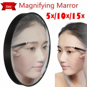 5×/10×/15× make-up mirror with suction cup travel mirror magnification mirror - Picture 1 of 14