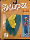 VTG Barbie's Sister Skipper So Active Fashions 2233 Green Yellow Track Suit