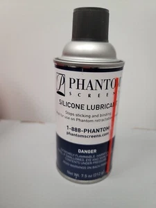 Spray de silicona para pantalla retráctil Phantom - Pajita inteligente de 7,5 oz - Lubricante OEM - EE. UU. - Imagen 1 de 4