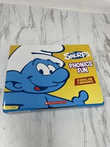 The Smurfs Phonics Fun Scholastic Reading, Smurf collectables, 2 books missing - Picture 1 of 3