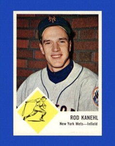 1963 Fleer Baseball Rod Kanehl #49 NM/MT-MINT New York Mets Scarce Beauty!