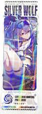 Honkai: Star Rail Silver Wolf Double-Sided Holographic Ticket Bookmark
