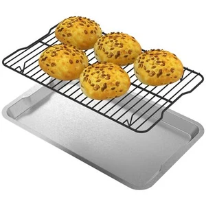 Baking Sheet Pan with Wire Rack Set for Foodi Oven 2-Pack Stainless Steel Coo... - Picture 1 of 7