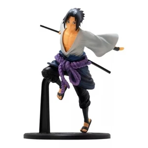 NARUTO SHIPPUDEN - Sasuke Uchiha Figure Originale Giapponese Abystyle SFC - Foto 1 di 3