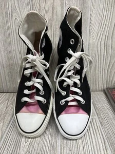 Converse Chuck Taylor All Star Black Pink 2 Tone OX Vintage converse M8/W10 - Picture 1 of 7