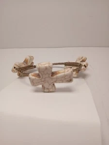 Large Crosses Women's Bracelet Small - Picture 1 of 4