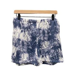 Nordstrom Batik Pyjamashorts in Blau Weiß  - Bild 1 von 3