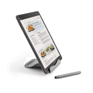 The Handy Tablet Stand Holder also for Phone or Kindle Includes Stylus - Grey - Picture 1 of 8