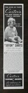 Camicie bambino Carter's Jiffon 1935 vintage pubblicità originale 122 - Foto 1 di 1