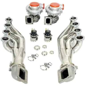 Kit T4 AR.80/.81 Turbo + Cabezales de escape + Codo + Wastegate para LS1/LS2 5,3 L 5,7 L V8 - Imagen 1 de 1