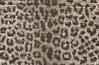 Fabric Remnant: P. Kaufmann Leopard Print Upholstery, Brown & Mushroom Corduroy