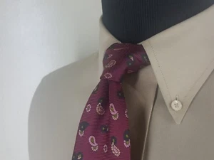 KITON 7 Fold 100% Pure Silk Tie Made In Italy 4 " X 59" Mint - Picture 1 of 12