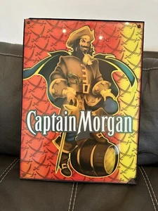 Captain Morgan Rum Lighted Bar Light Box Sign Wall Decor 18.5" Has Cosmetic Flaw - Picture 1 of 5