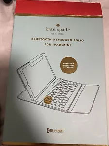  KATE SPADE NEW YORK BLUETOOTH KEYBOARD FOLIO FOR IPAD MINI  - Picture 1 of 6