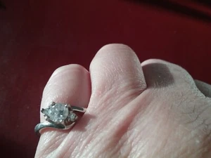 Christ Damen Ring 3 Zirkonia Steine wie neu Silber massiv Gr. 56 Verlobung - Bild 1 von 5