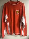 Fila x Ferrari Jump White/Red Sweater Sweatshirt Formula One Men Vintage XL